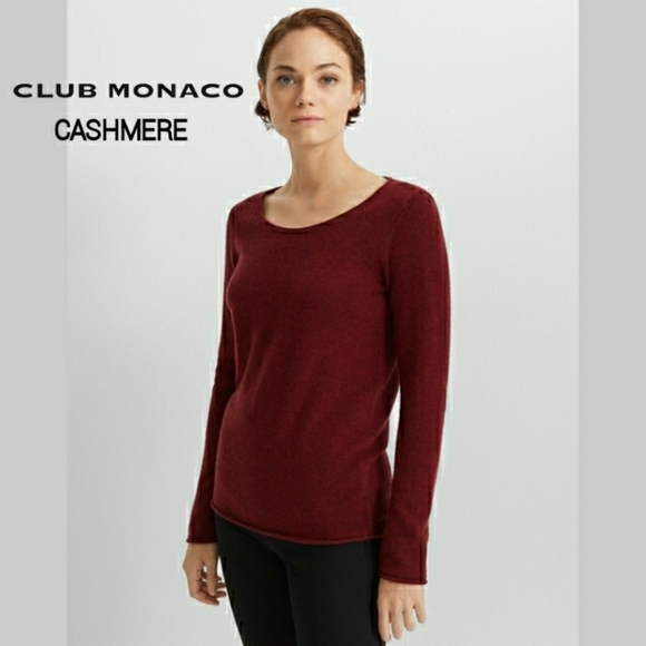 NWT Club Monaco Cady Cashmere Sweater - Picture 1 of 9